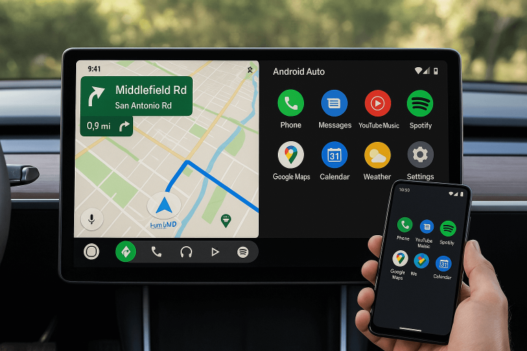 Comment obtenir Android Auto à Tesla? Méthodes éprouvées