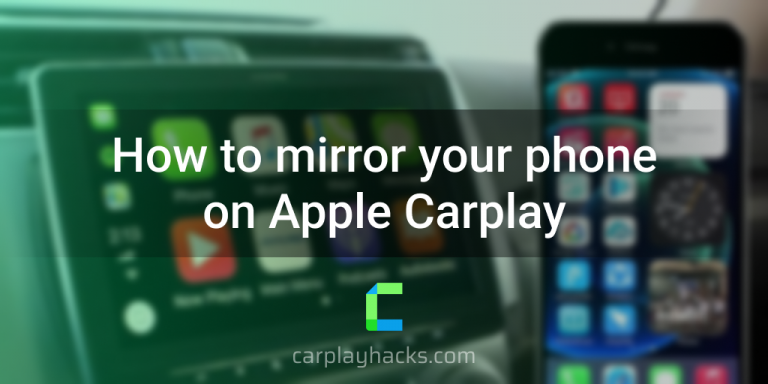 Mirror Carplay pour n'importe quel iPhone (prend en charge iOS 18)