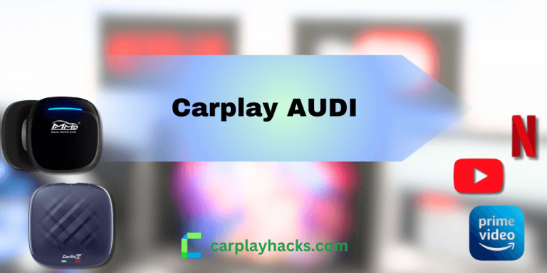 Apple Carplay pour la compatibilité audi et tout jusqu'en 2025