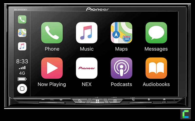 Accessoires sans fil de carplay – voitures, unités de tête, accessoires Pioneer CarPlay configuré