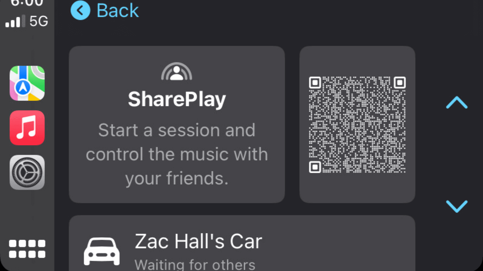 Quoi de neuf dans ios 17 carplay Shareplay à la session de départ de Carplay
