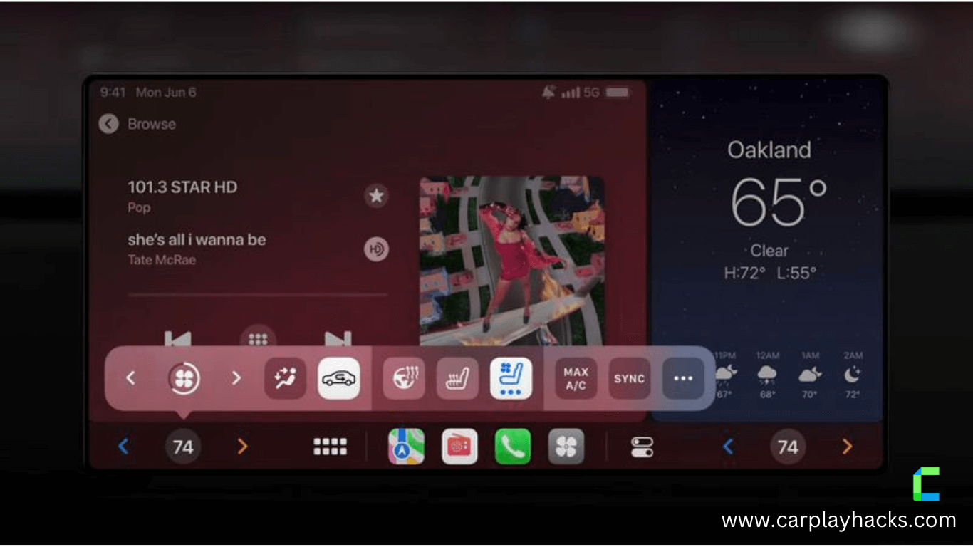 Quoi de neuf dans ios 17 carplay IOS 17 Carplay - Contrôles climatiques
