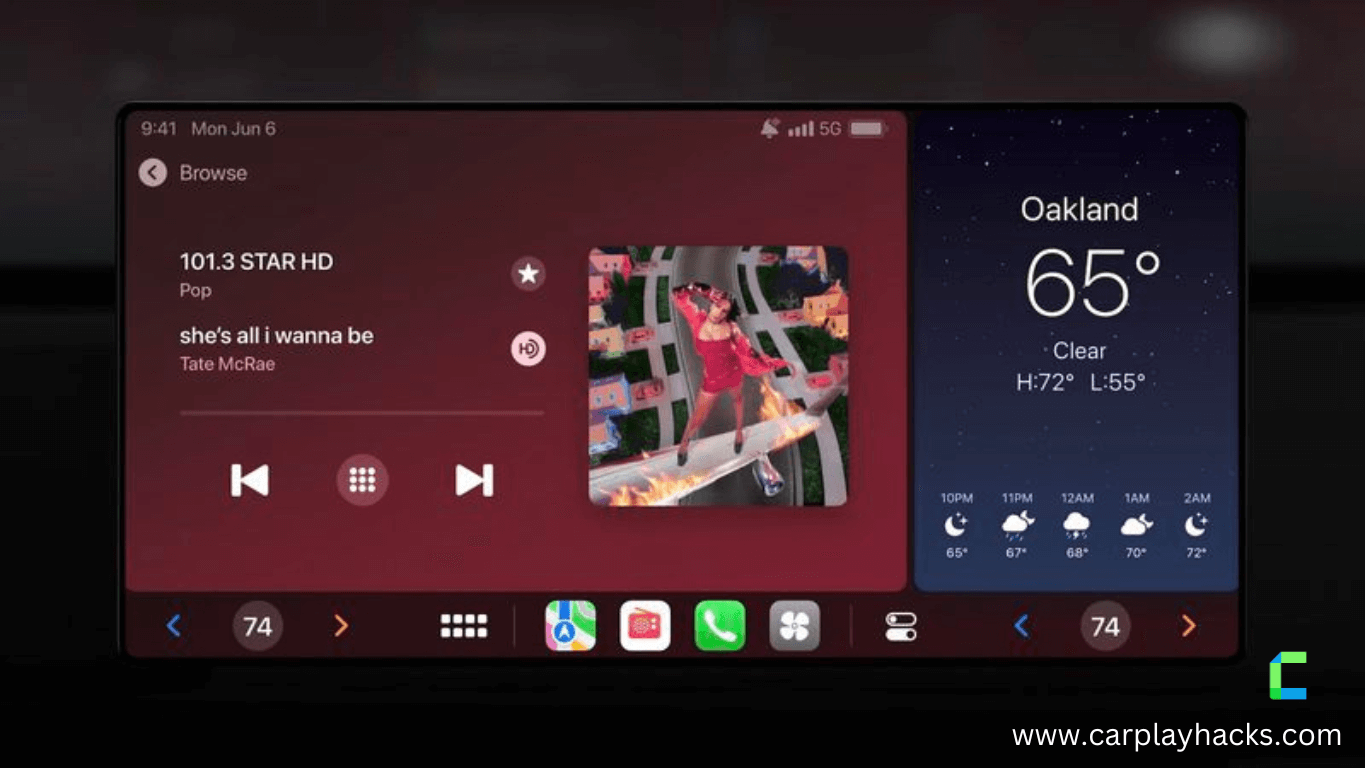 Quoi de neuf dans ios 17 carplay Application radio iOS 17 Carplay