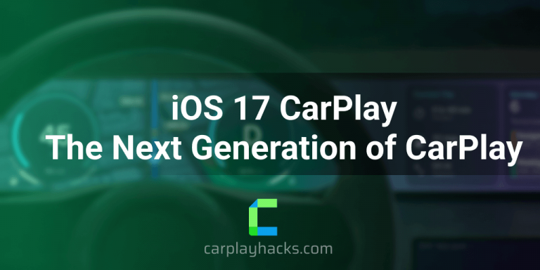 Quoi de neuf dans ios 17 carplay