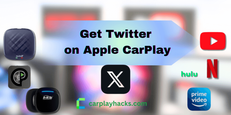 Comment installer Twitter sur Apple Carplay n'importe quel iOS