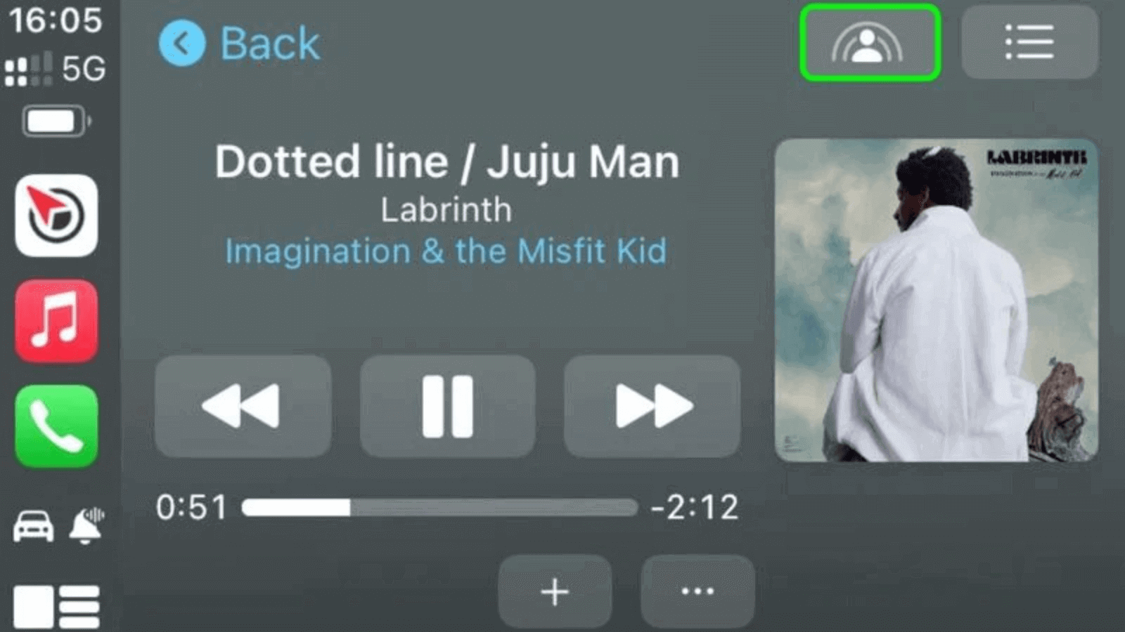 Quoi de neuf dans ios 17 carplay Shareplay sur carplay